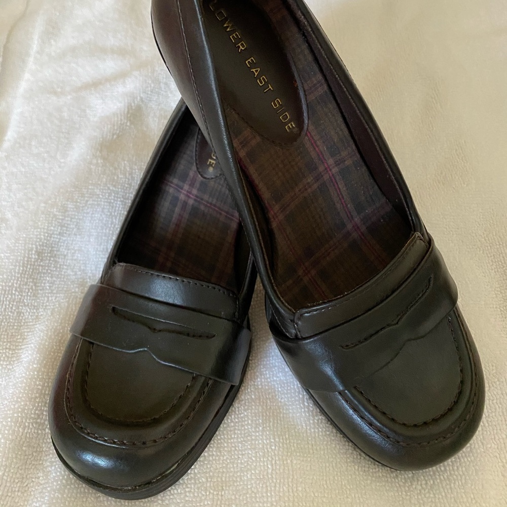 LOWER EAST SIDE Women Espresso Brown pennyloafers
